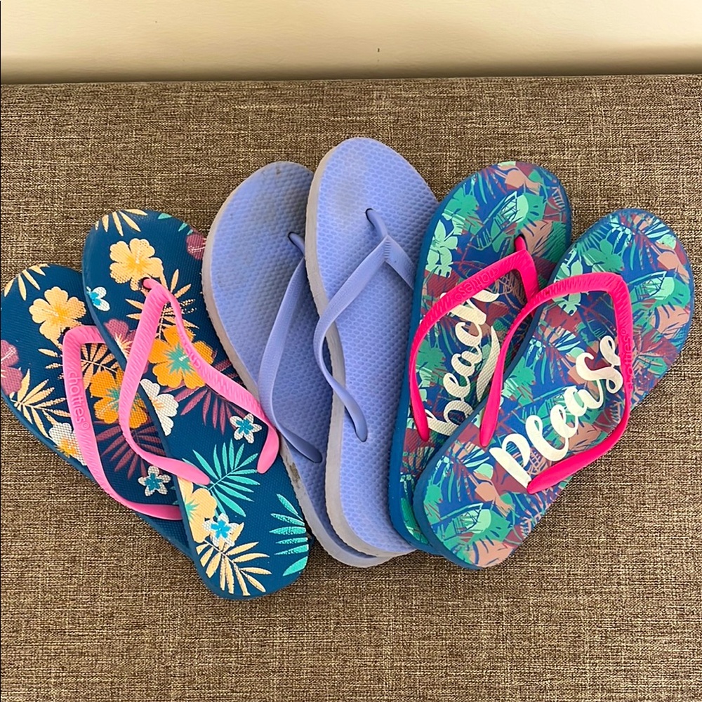 Tropical and Solid Flip Flop Trio